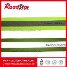 Durable heat transfer printed reflective stripes